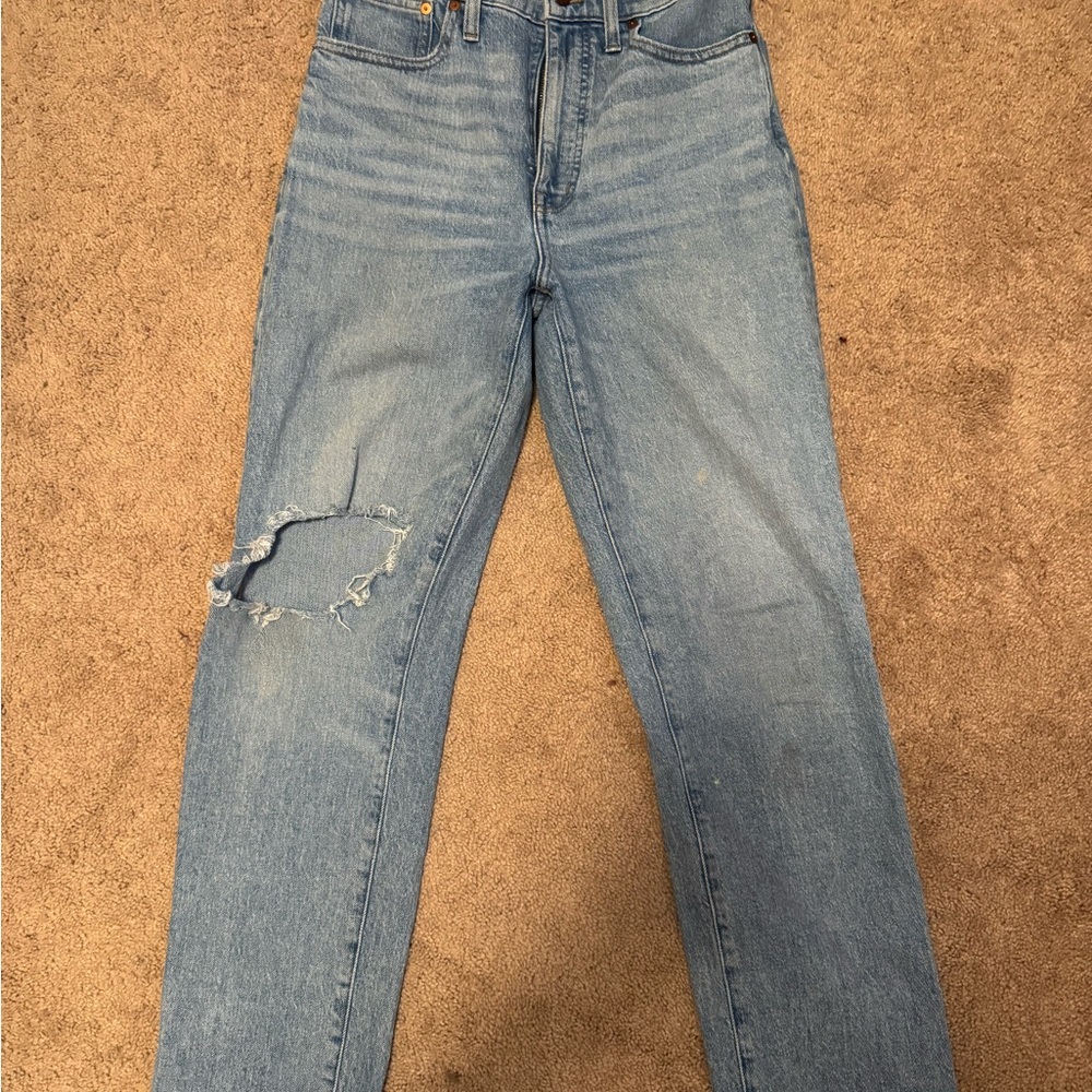 Madewell Light Blue  Perfect Straight Vintage Jeans
